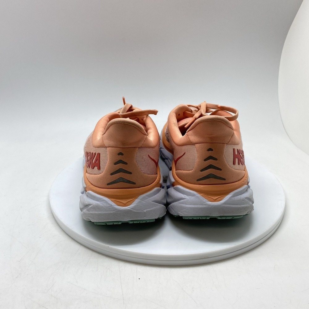 Hoka One One Sneakers Womens 9 B Clifton 8 1119394 CSPY Orange Running Gym Shoes - Picture 4 of 10